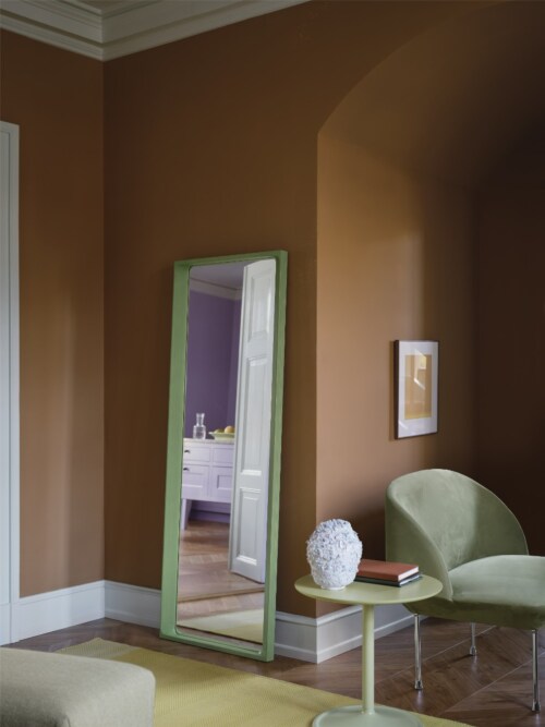 muuto Arced spiegel-Light lilac-170x61 cm