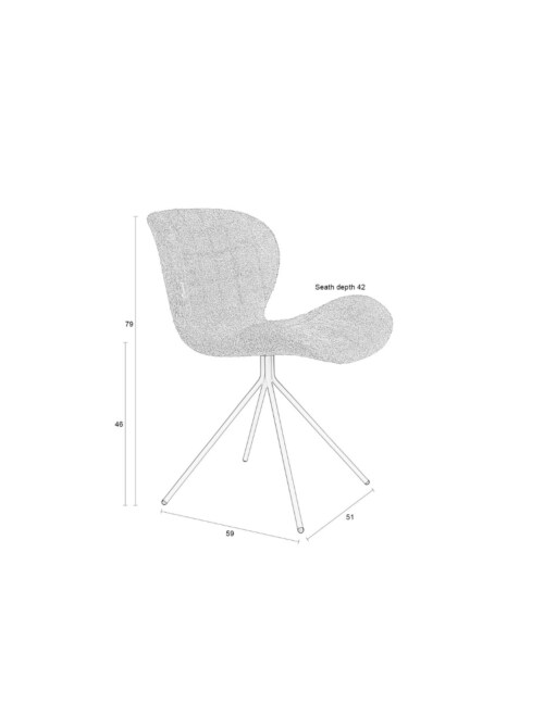 Zuiver OMG Soft stoel-Off White