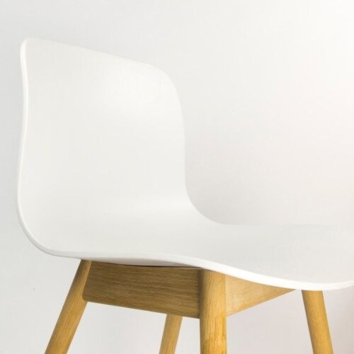 HAY About a Chair AAC12 zeep onderstel stoel-Melange Cream