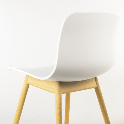 HAY About a Chair AAC12 zeep onderstel stoel-Melange Cream