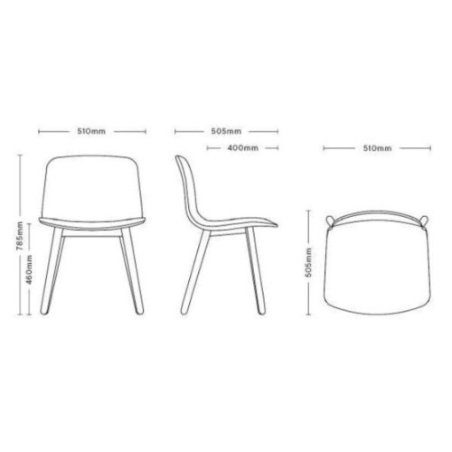 HAY About a Chair AAC12 stoel-Rood