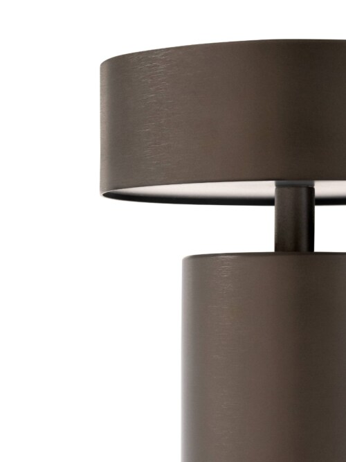 Audo Copenhagen Column draagbare tafellamp-Anodised Aluminium