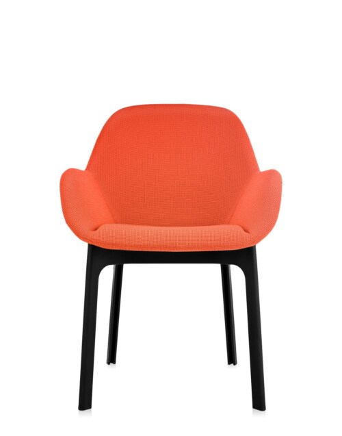 Kartell Clap stoel-Zwart-Oranje