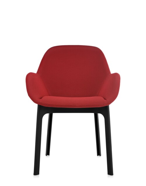 Kartell Clap stoel-Zwart-Rood