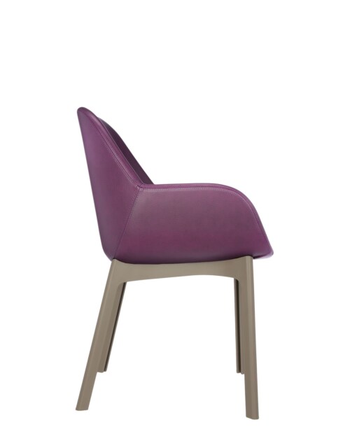 Kartell Clap PVC stoel-Prune-Duifgrijs