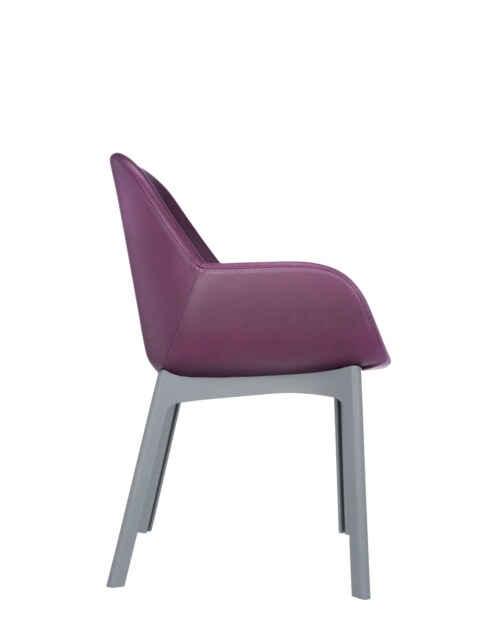 Kartell Clap PVC stoel-Prune-Grijs