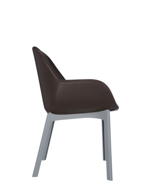 Kartell Clap PVC stoel-Bruin-Grijs