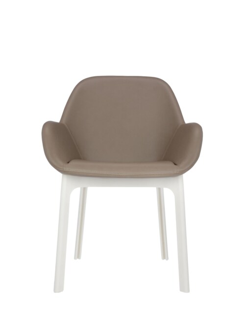 Kartell Clap PVC stoel-Duifgrijs-Wit