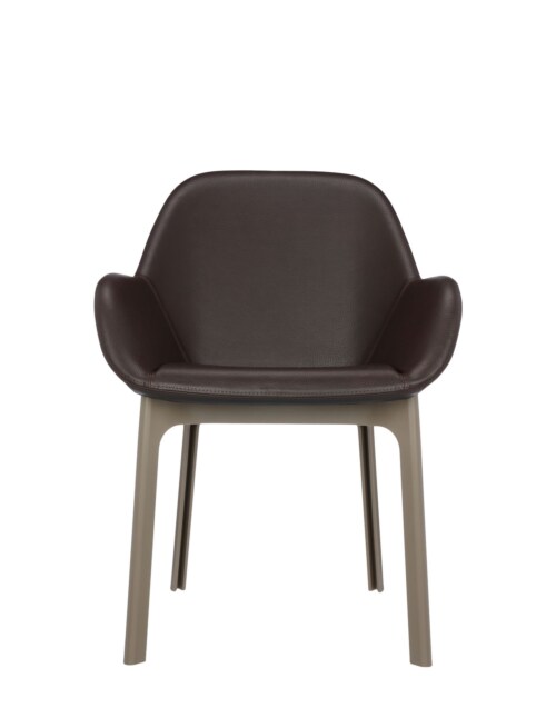 Kartell Clap PVC stoel-Bruin-Duifgrijs