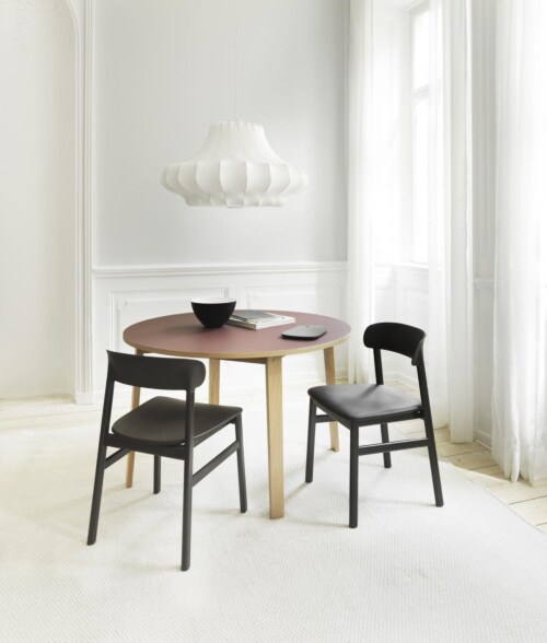 Normann Copenhagen Herit Black Upholstery stoel-Spectrum Leather