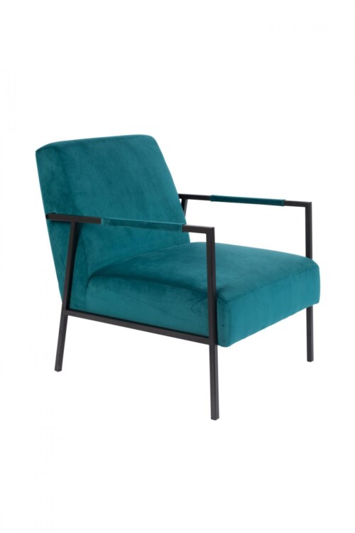 vanHarte Wakasan lounge stoel-Blauw