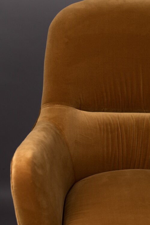 Dutchbone Robusto Lounge Chair-Whiskey