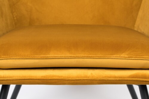 vanHarte Bon velvet lounge stoel-Gold