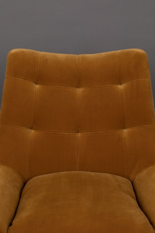 Dutchbone Glodis Lounge Chair-Whiskey