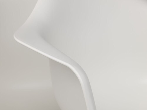 Vitra Eames DAW stoel met zwart esdoorn onderstel-Helder grijs