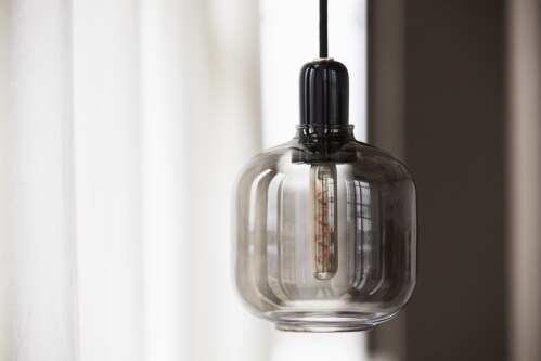 Normann Copenhagen Amp Lamp hanglamp-Zwart-Small