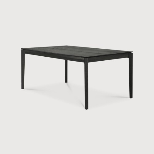 Ethnicraft Oak Bok Black extendable tafel-160x240