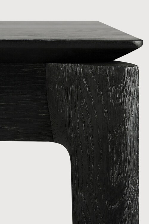 Ethnicraft Oak Bok Black extendable tafel-160x240