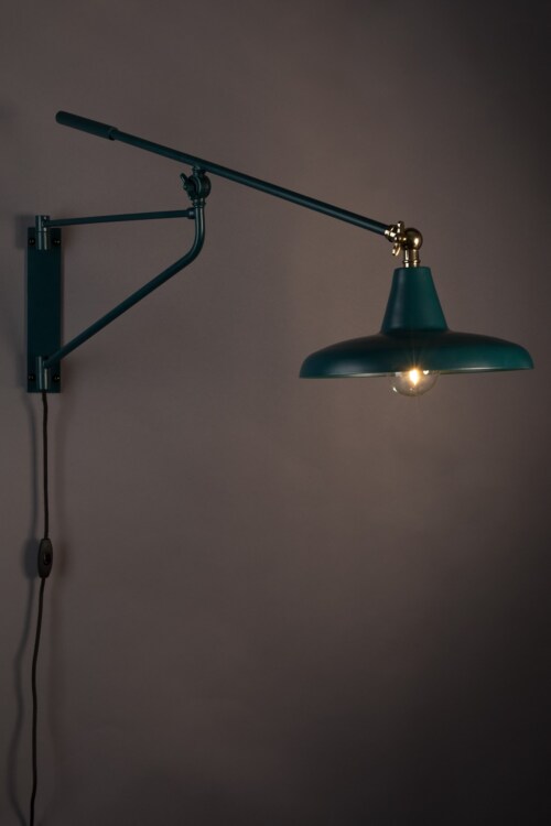 Dutchbone Hector wandlamp-Blauw
