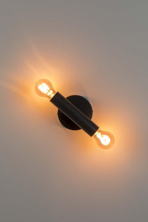 Zuiver Hawk Black wandlamp