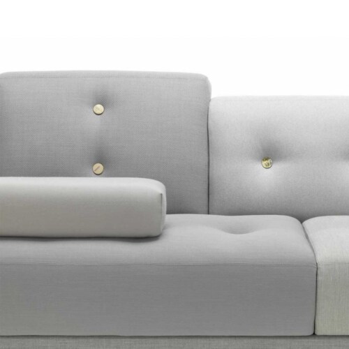Vitra Polder Sofa bank rechts-The Pebble Greys