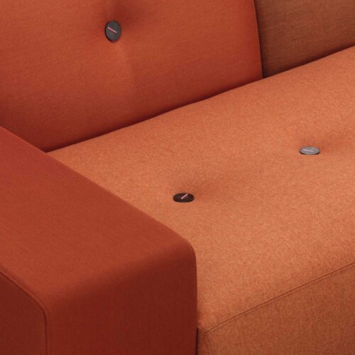 Vitra Polder Ottoman poef-The Earth Reds