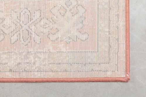 Dutchbone Mahal kleed-Pink/Olive-170x240 cm