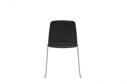 Normann Copenhagen Just Chair staal stoel-Black-Chromed