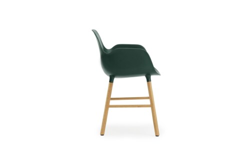 Normann Copenhagen stoel Form armchair eiken-Groen