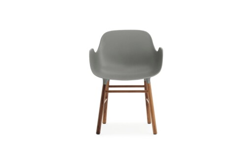 Normann Copenhagen stoel Form armchair noten-Grijs