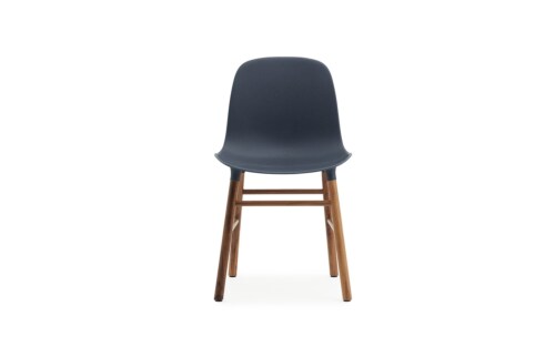 Normann Copenhagen Form Chair stoel noten-Blauw