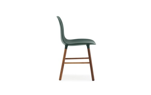 Normann Copenhagen Form Chair stoel noten-Groen