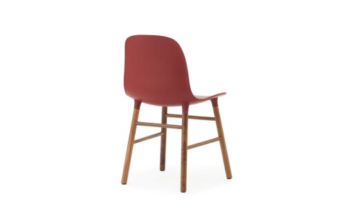 Normann Copenhagen Form Chair stoel noten-Rood