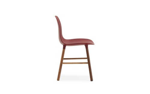 Normann Copenhagen Form Chair stoel noten-Rood
