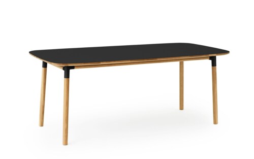 Normann Copenhagen Form tafel-200x95 cm-Zwart