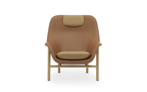 Normann Copenhagen Drape lounge fauteuil - eiken onderstel