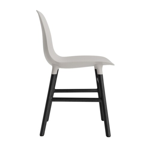Normann Copenhagen Form Chair stoel zwart eiken-Warm grijs