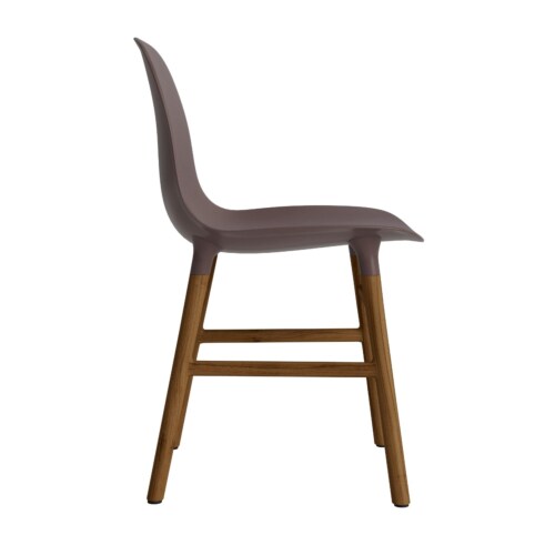 Normann Copenhagen Form Chair stoel noten-Bruin