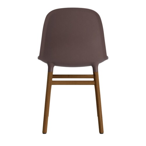 Normann Copenhagen Form Chair stoel noten-Bruin