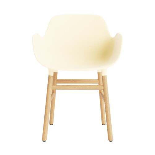 Normann Copenhagen Form armchair stoel eiken-Crème