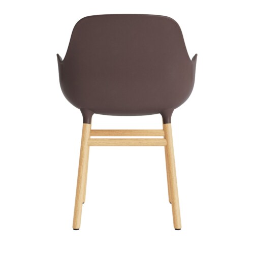 Normann Copenhagen Form armchair stoel eiken-Bruin