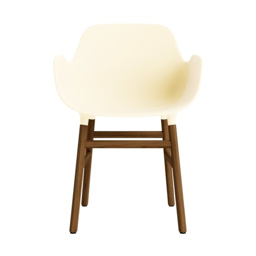 Normann Copenhagen Form armchair stoel noten-Crème