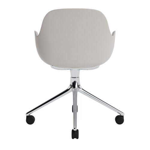 Normann Copenhagen Form Swivel bureaustoel aluminium onderstel-Warm Grey