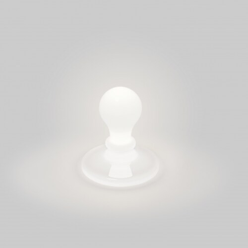 Foscarini Light Bulb tafellamp-Wit