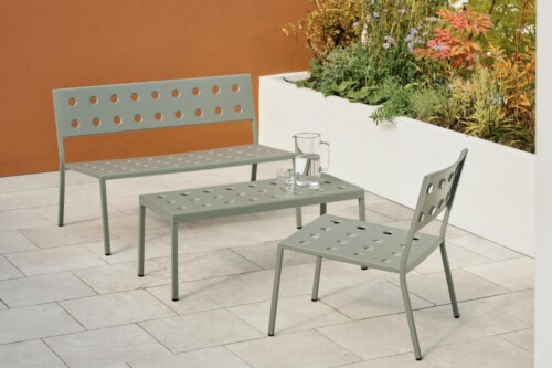 HAY Balcony Lounge bank-Anthracite