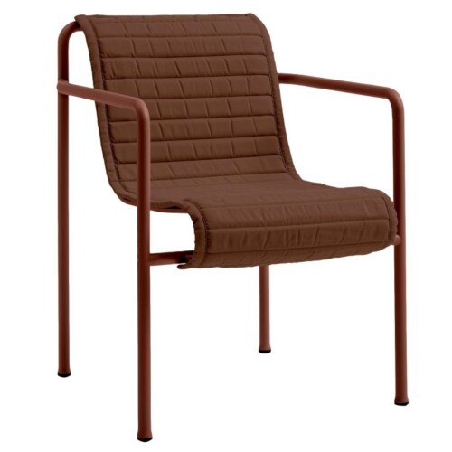 HAY Palissade Dining armchair quilted kussen-Iron Red