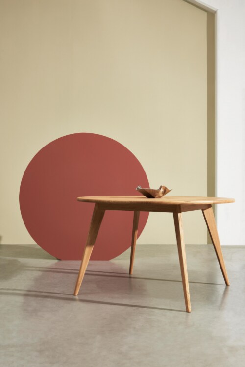 Puik Archi Round tafel-∅ 130 cm-Eiken