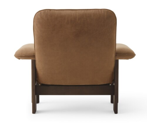 Audo Copenhagen Brasilia Lounge fauteuil-Dunes Camel 21004-Dark Stained Oak