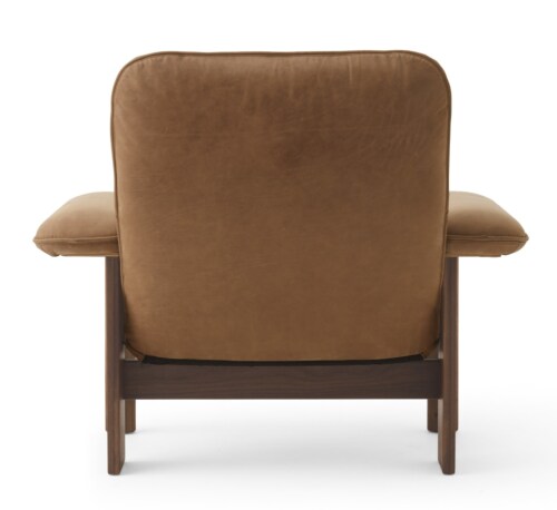 Audo Copenhagen Brasilia Lounge fauteuil-Dunes Camel 21004-Walnut