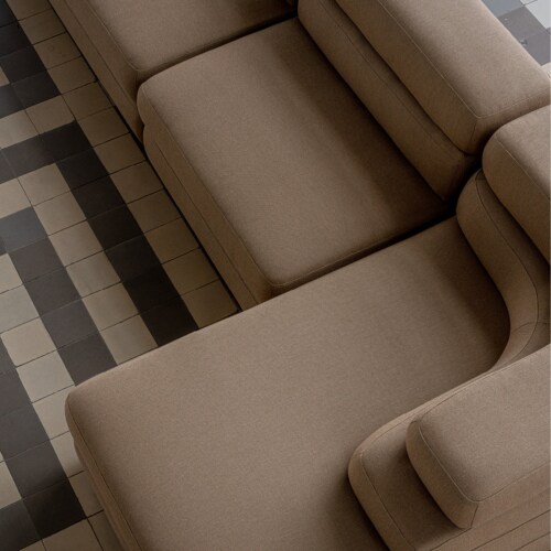 Studio HENK Layer sofabank-3,5 zits-Licht grijs